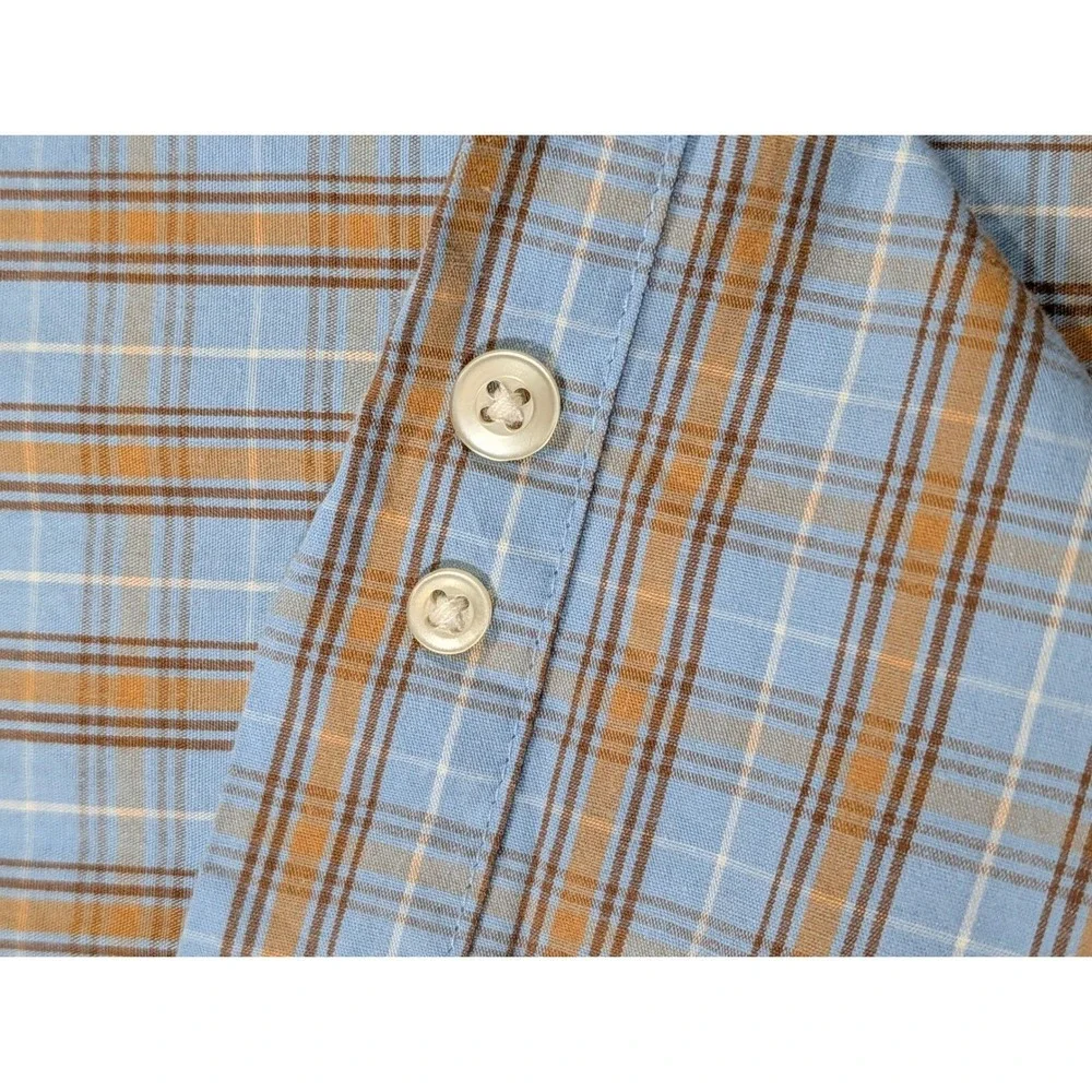 Lot of 2‎ US Polo Assn Mens 2XL Short Sleeve Button Down Plaid Cotton Shirts
